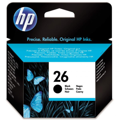 HP 51626AE (26), originálny atrament, čierny, 40 ml