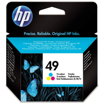 HP 51649AE (49), originálny atrament, farebný, 22,8 ml