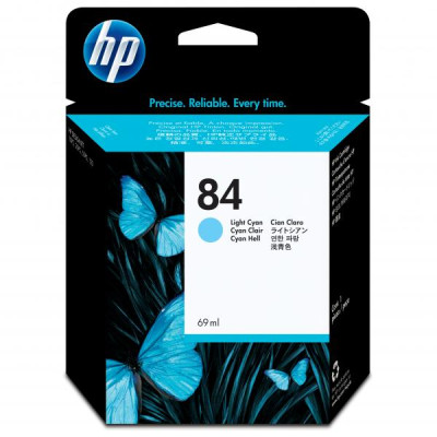 HP C5017A (84), originálny atrament, svetlo azúrový, 69 ml