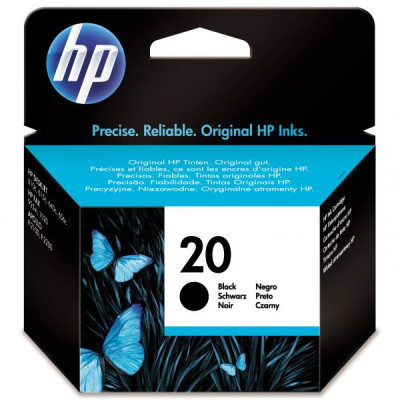 HP C6614DE (20), originálny atrament, čierny, 28 ml