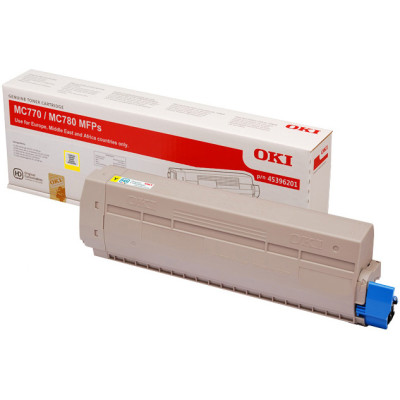 Oki MC770 (45396201), originálny toner, žltý