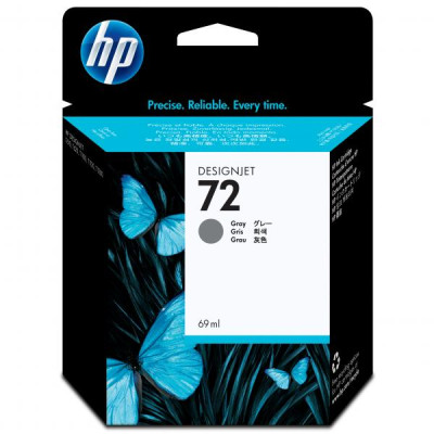 HP C9401A (72), originálny atrament, šedý, 69 ml