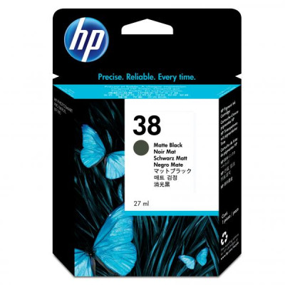 HP C9412A (38), originálny atrament, matne čierny, 27 ml