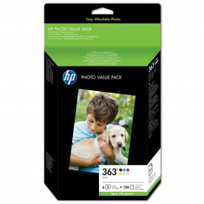 HP Q7966EE (363), originálny atrament, CMYK/LC/LM, 6-pack