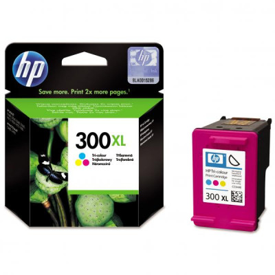 HP CC644EE (300XL), originálny atrament, farebný, 11 ml