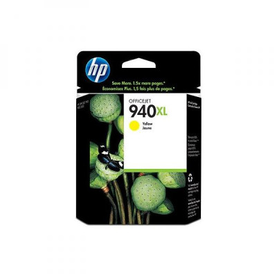 HP C4909AE (940XL), originálny atrament, žltý, 16 ml