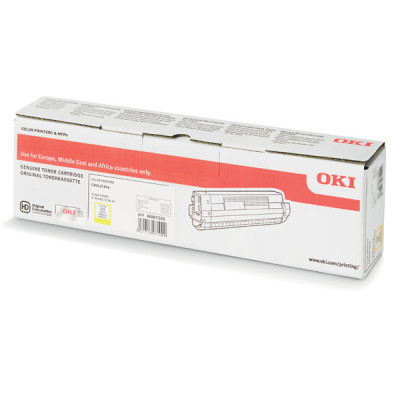 Oki C834 (46861305), originálny toner, žltý