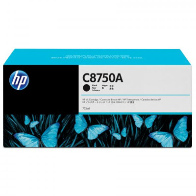 HP C8750A, originálny atrament, čierny, 775 ml