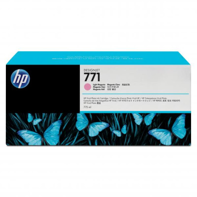 HP CE041A (771), originálny atrament, svetlo purpurový, 775 ml