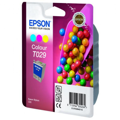 Epson T029 (C13T029401), originálny atrament, farebný, 37 ml