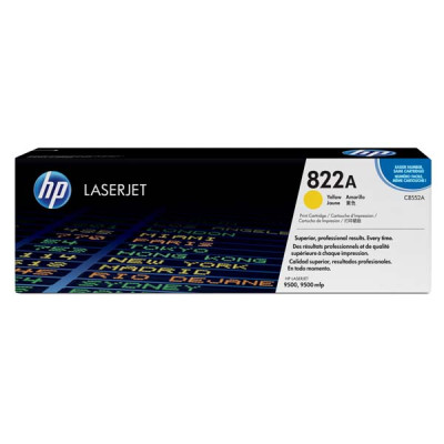 HP C8552A (822A), originálny toner, žltý