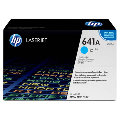 HP C9721A (641A), originálny toner, azúrový