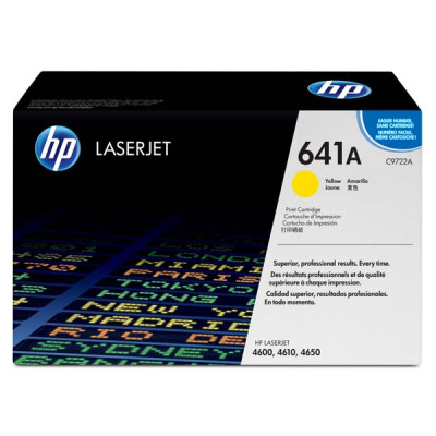 HP C9722A (641A), originálny toner, žltý