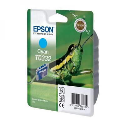 Epson T0332 (C13T033240), originálny atrament, azúrový, 17 ml