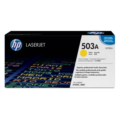 HP Q7582A (503A), originálny toner, žltý