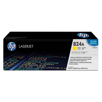 HP CB382A (824A), originálny toner, žltý