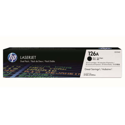 HP CE310AD (126A), originálny toner, čierny, 2-pack