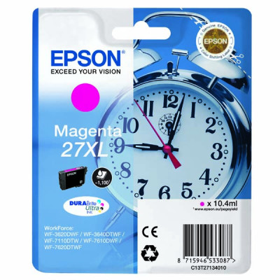 Epson T2713XL (C13T27134010), originálny atrament, purpurový, 10,4 ml