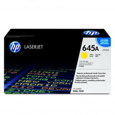 HP C9732A (645A), originálny toner, žltý