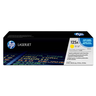 HP CB542A (125A), originálny toner, žltý