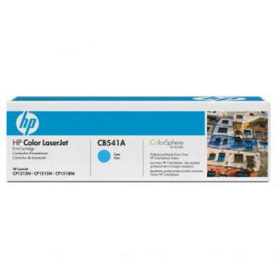 HP CB541A (125A), originálny toner, azúrový