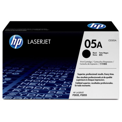 HP CE505A (05A), originálny toner, čierny