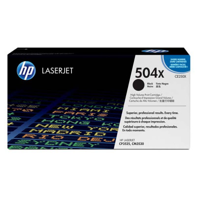 HP CE250X (504X), originálny toner, čierny