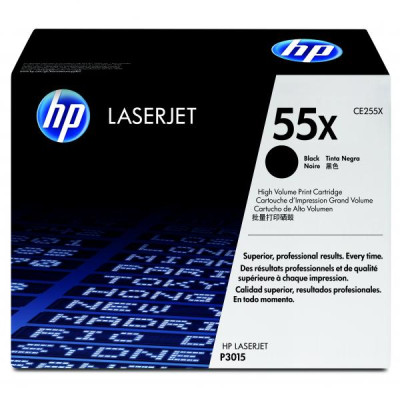 HP CE255X (55X), originálny toner, čierny