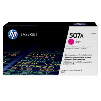 HP CE403A (507A), originálny toner, purpurový