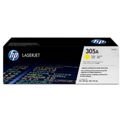 HP CE412A (305A), originálny toner, žltý