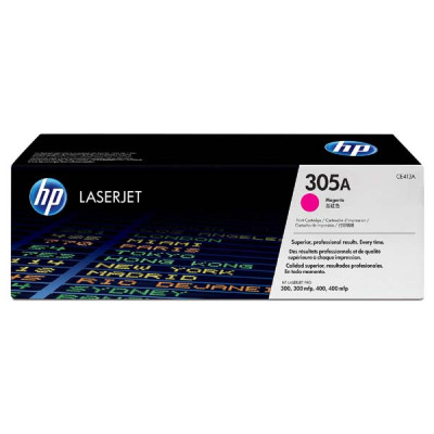 HP CE413A (305A), originálny toner, purpurový