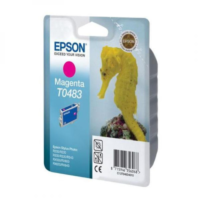 Epson T0483 (C13T048340), originálny atrament, purpurový, 13 ml