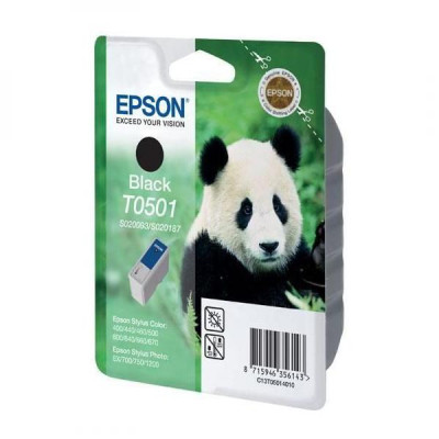 Epson T0501 (C13T05014010), originálny atrament, čierny, 15 ml