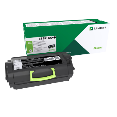 Lexmark 53B2H00 (53B0HA0), originálny toner, čierny