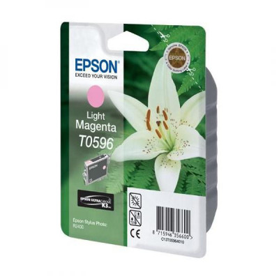 Epson T0596 (C13T059640), originálny atrament, svetlo purpurový, 13 ml