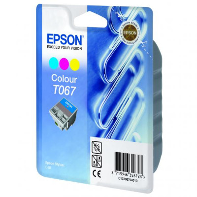 Epson T0670 (C13T067040), originálny atrament, farebný, 25 ml