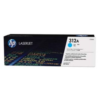 HP CF381A (312A), originálny toner, azúrový