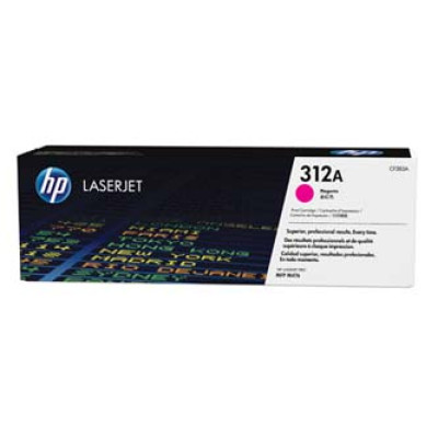 HP CF383A (312A), originálny toner, purpurový