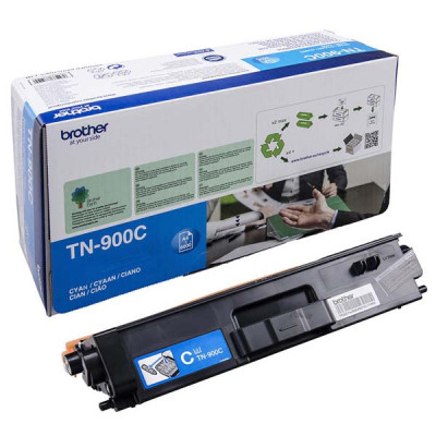 Brother TN-900C, originálny toner, azúrový