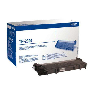 Brother TN-2320Bk, originálny toner, čierny