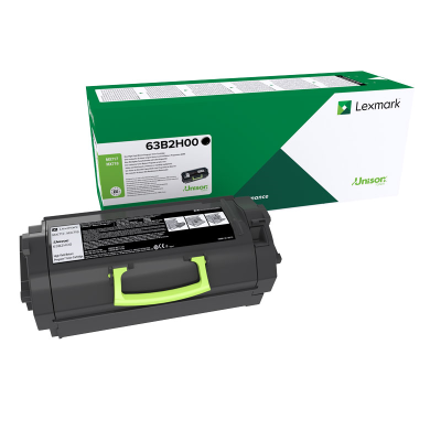 Lexmark 63B2H00, originálny toner, čierny