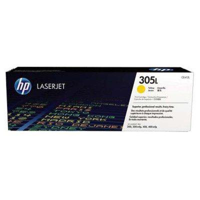 HP CE412L (305L), originálny toner, žltý