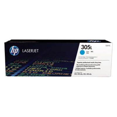 HP CE411L (305L), originálny toner, azúrový