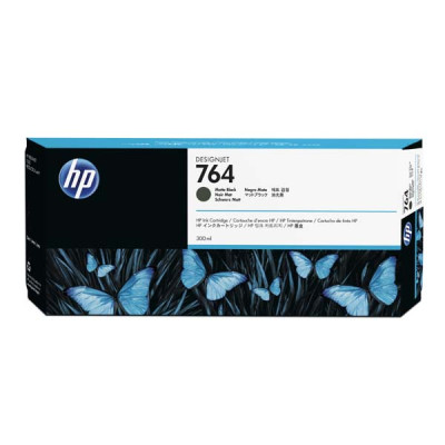 HP C1Q16A (764), originálny atrament, matne čierny, 300 ml