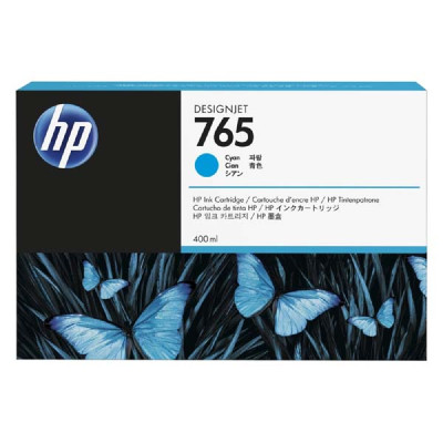 HP F9J52A (765), originálny atrament, azúrový, 400 ml