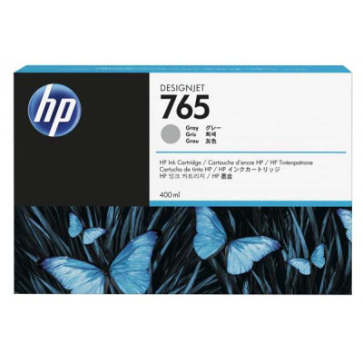 HP F9J53A (765), originálny atrament, šedý, 400 ml