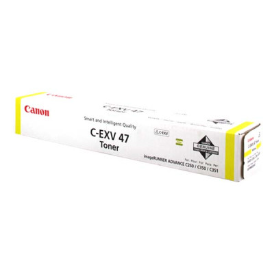 Canon C-EXV47Y (8519B002), originálny toner, žltý