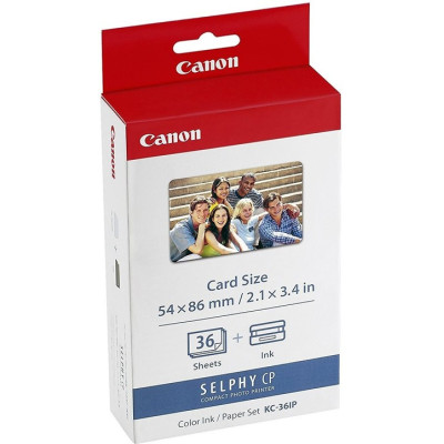 Canon, papír, biela, KC-36IP (7739A001) 86x54mm, 36 ks