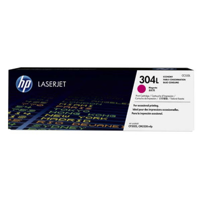 HP CC533L (304L), originálny toner, purpurový