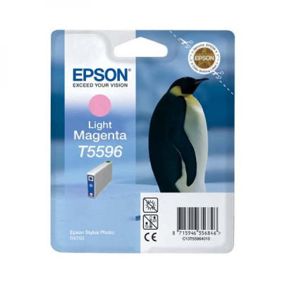 Epson T5596 (C13T55964010), originálny atrament, svetlo purpurový, 13 ml